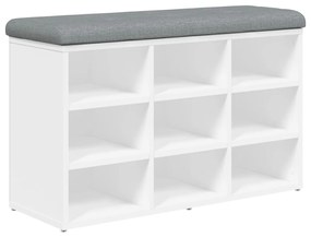 vidaXL Παπουτσοθήκη Λευκή 82 x 32 x 50 εκ. από Επεξεργασμένο Ξύλο