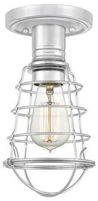 Πλαφονιέρα Φωτιστικό Οροφής 1xE27 Πλέγμα Mixon Elstead Lighting-QZ-MIXON-SF-PC-Χρώμιο QZ-MIXON-SF-PC