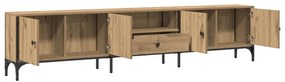 vidaXL Έπιπλο Τηλεόρασης με Συρτάρι Δρυς 200x25x44 εκ Επεξ. Ξύλο