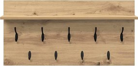 vidaXL Τοίχου Κρεμάστρα Artisan Oak 80 x 40 x 12 cm