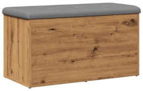 vidaXL Πάγκος αποθήκευσης  Artisan Oak 82x42x45 cm Κατασκευασμένο ξύλο