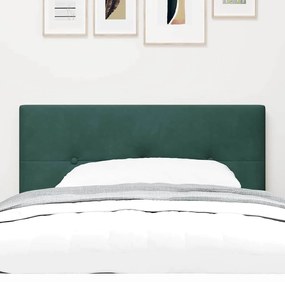 vidaXL LED κεφαλάρι με LED ταινίες φωτός Πράσινο 90 cm Βελούδο