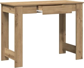 vidaXL Γραφείο Αρτισιανή Δρυς 100x45x75 εκ. από Επεξεργασμένο Ξύλο