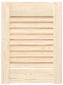 Πόρτες ντουλαπιών Louvred Design 2 τεμάχια 39,5x29,5 cm - Καφέ