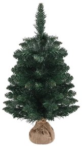 vidaXL Χριστουγεννιάτικο Δέντρο Τεχνητό με Βάση Πράσινο 60 εκ. από PVC