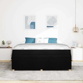 vidaXL Σκελετός Κρεβατιού Άλλο Μαύρο 180 x 200 cm ύφασμα
