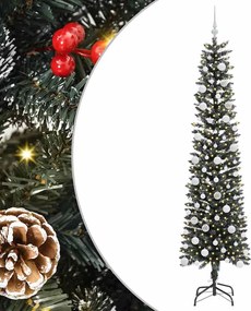 vidaXL Τεχνητό Χριστουγεννιάτικο Δέντρο με 300 LED Πράσινο 210 cm