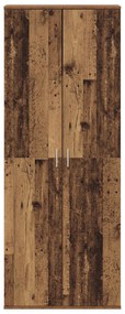 vidaXL Υψηλό ντουλάπι Παλιού Ξύλου 70x35x180 cm Επεξεργασμένο Ξύλο