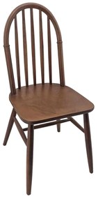 Artekko Bony Καρέκλα Ξύλινη Σκούρο Καφέ (42x47x92)cm