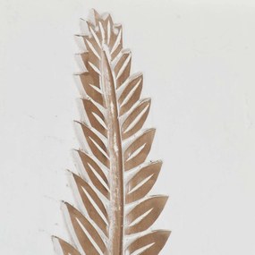 vidaXL Διακόσμηση Τέχνης 3 τμχ. 40 x 40 x 1,5 cm Καφέ και Λευκό