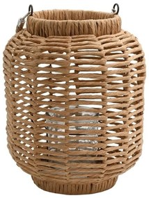 Φανάρι Ψάθινο Umeko 726-124-016 16x25cm Natural Ψάθα