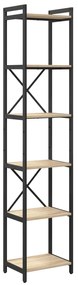 vidaXL Βιβλιοθήκη Sonoma Δρυς 40 x 30 x 188 εκ Επεξεργασμένο ξύλο