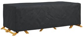 vidaXL Κάλυμμα επίπλων Μονόχρωμο Μαύρο 300 x 110 x 70 εκ. 420D