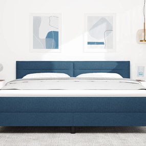 vidaXL LED Κεφαλάρι Γραμμών Σχεδίου Μπλε 90 εκ Ύφασμα