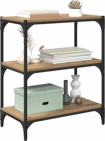 vidaXL Βιβλιοθήκη artisan δρυς 60 x 33 x 70,5 εκ.