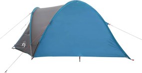 vidaXL Σκηνή Κάμπινγκ 4 Ατόμων Αδιάβροχη Μπλε