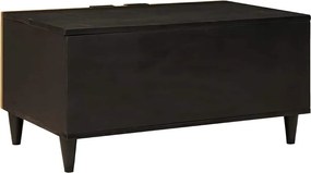 vidaXL Τραπεζάκι σαλονιού Μαύρο και Χρυσό 80 x 50 x 40 cm