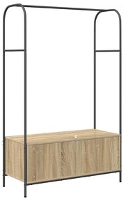 vidaXL Ράφι Ρούχων Καφέ 100 x 44 x 160 εκ Επεξεργασμένο ξύλο