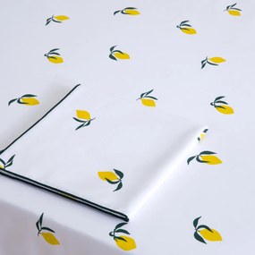 Τραπεζομάντηλο με στάμπα, βαμβακερό, CITRON