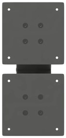 vidaXL Πόδια Τραπεζιού Σαλονιού σε Σχήμα Χ, 2 τεμ. Ανθρακί 30x(30-31) εκ. Ατσάλι