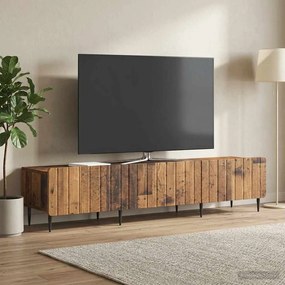 VidaXL Ντουλάπι TV με συρτάρι Παλαιωμένο ξύλο 147 x 34,5 x 32 εκ