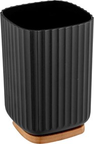 Ποτηροθήκη Μπάνιου (Φ8.5x11) Wenko Rotello Black 25297100