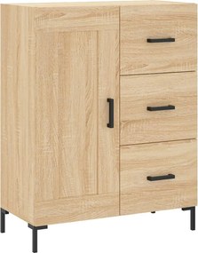 vidaXL Ντουλάπι Sonoma Δρυς 69,5 x 34 x 90 εκ. από Επεξεργασμένο Ξύλο