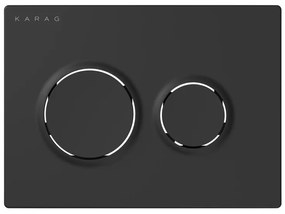 Karag O230-017 Olimpos Πλακέτα Καζανακίου Διπλής Λειτουργίας Black Matt