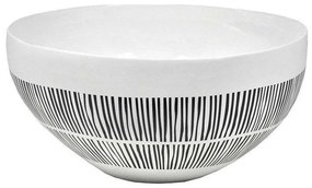 Διακοσμητικό Μπωλ NFU403 25,5x26,5x14,8cm Black-White Espiel Porcelain