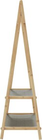 vidaXL Κρεμάστρα Ρούχων με Ράφια 96x45,5x150,5 εκ. Μπαμπού