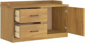 VidaXL Πάγκος διαδρόμου "SANDNES" 87x40x50 εκ. Πεύκο μασίφ ξύλο