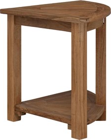 vidaXL Τραπέζι Πλευρικής Μπανιέρας Φυσικό 45 x 45 x 46 εκ.