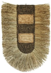 Διακοσμητικό τοίχου Baffen I Inart seagrass σε φυσικό 60x85x10εκ 339-000039-339-000039-Καφέ 339-000039