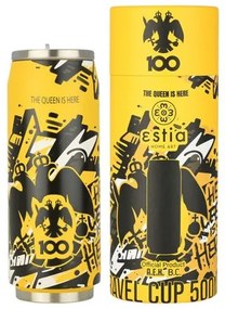 Estia Θερμός – Ποτήρι Για Καφέ Travel Cup AEK BC Edition 500ml The Queen Is Here 00-27148