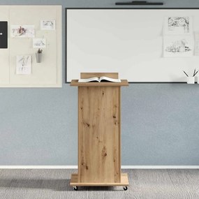 vidaXL Πλατφόρμα Artisan Oak Επεξεργασμένο ξύλο 55 x 55 x 107 cm