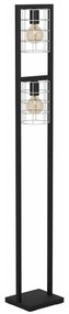Φωτιστικό Δαπέδου 43666 Jubily 2/E27 Black-Silver Eglo Metal