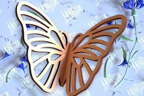 Σετ των 2 Intra απο ξύλο plywood 3mm-4mm πάχος 3D πεταλούδα | Summer Design | CNC Δίασταση 30x20 cm INTRAFABR-98268751