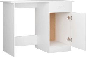 vidaXL Γραφείο Λευκό 100 x 50 x 76 εκ. από Επεξ. Ξύλο