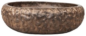 Διακοσμητικό Μπωλ Mango 00.07.75221 Φ33x9,5cm Brown Wood