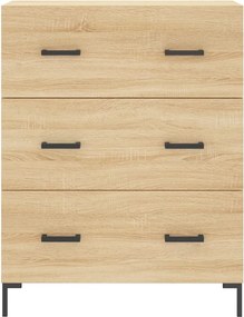 vidaXL Ντουλάπι Sonoma Δρυς 69,5 x 34 x 90 εκ. από Επεξεργασμένο Ξύλο