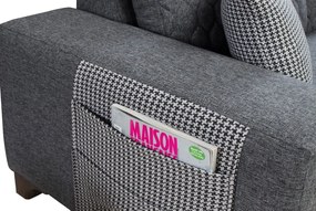 Corner Sofa-Bed Loft - Grey Grey