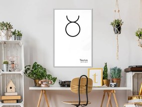 Αφίσα - Zodiac: Taurus II - 40x60 - Μαύρο - Με πασπαρτού