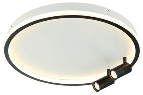 Πλαφονιέρα Φωτιστικό Οροφής LED 61W IP20 3000K Zambelis-22014-Μαύρο 22014