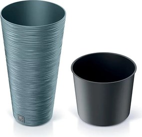 Γλάστρα - κασπώ FURU SLIM γκρι Y48xΦ25εκ.