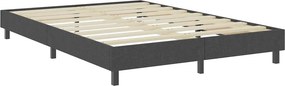 vidaXL Πλαίσιο Κρεβατιού Boxspring Γκρι 140 x 200 εκ. Υφασμάτινο
