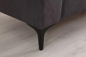 3-Seat Sofa New Petra 3 - Anthracite Anthracite