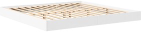 vidaXL Κρεβάτι Βιβλιοθήκης Λευκό 180x200 εκ Επεξεργασμένο Ξύλο