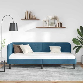 vidaXL Κρεβάτι Γωνίας Μπλε 80 x 200 cm Βελούδο
