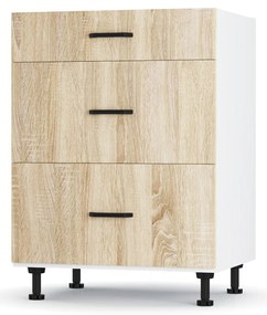 Modest Κάτω Ντουλάπι Συρταριέρα Σονόμα 60x48x82 εκ
