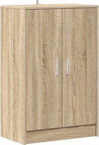 vidaXL Παπουτσοθήκη Sonoma Δρυς 60 x 35 x 92 εκ. από Επεξ. Ξύλο